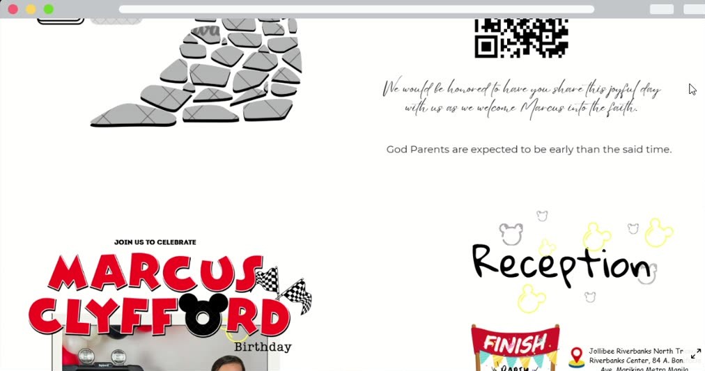 Invitation detail screenshot